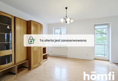 Ul. wolności, 44m²: 2 pokoje + kuchnia + balkon