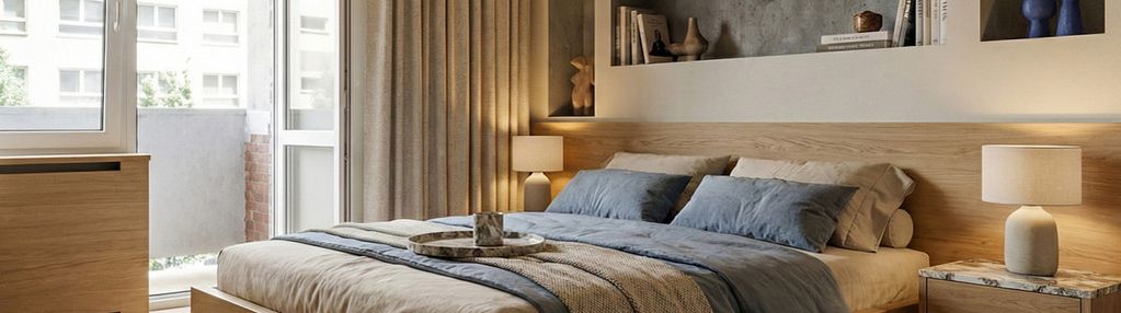 3 pokoje przy piotrkowskiej | 65 m² | balkon