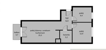 Rynek wtórny/dostępne od zaraz/2xgaraż/3pok/59m