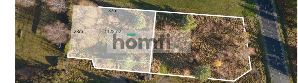 Działka budowlana 1128 m² | nożyno | 113 000 pln