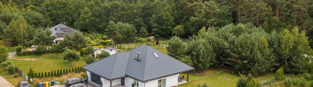 Piękny bungalow z prywatnym lasem - działka 2205m2
