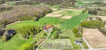 Działka jeleńska huta gm. szemud obok jeziora