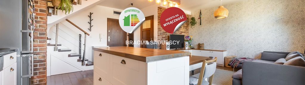 Nowa cenna!!! grzegórzki, dwupoziomowe, 2 balkony!