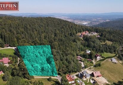 Działki z widokiem na pankoramę karkonoszy.