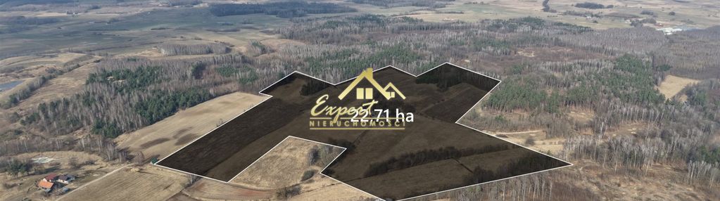 Siedlisko 22,71 ha z domem i zabudowaniami