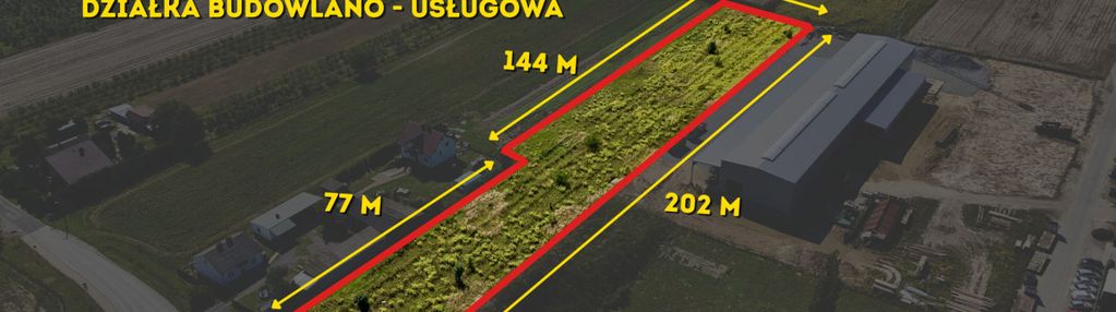 Działka budowlano-usługowo-produkcyjna | 7014,5 m²