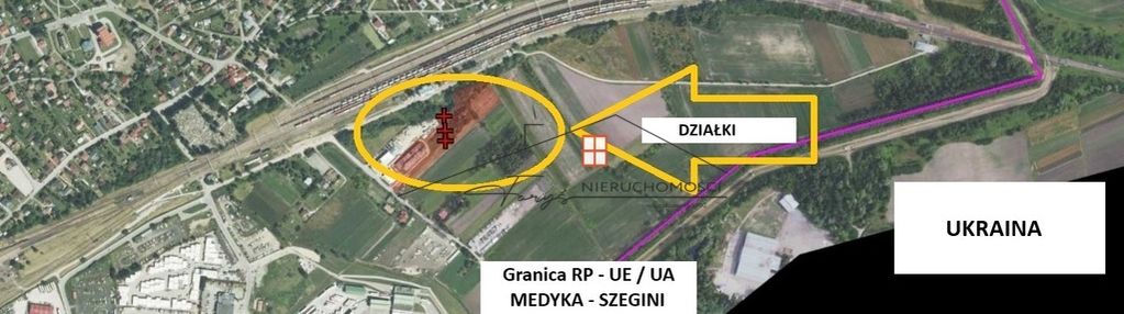 Medyka, przygraniczna działka inwestycyjna