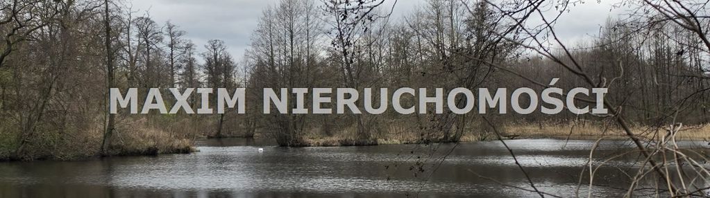 Zabytkowy park z jeziorem i domkiem letniskowym