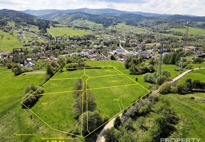 Łabowa k/ krynicy 6 widokowych działek budowlanych