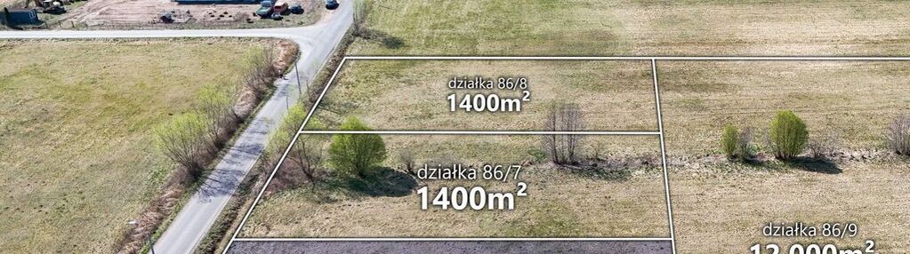 Działka 1398m2 z warunkami zabudowy, gm.włocławek