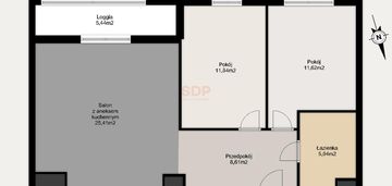 3 pokoje w centrum/przy parku