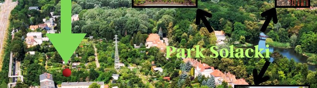 Działka dla dewelopera, 150 m do parku sołackiego