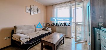 Przytulne 2 pokoje z dużym balkonem