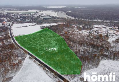 Grunt 3,7 ha | zabudowa jednorodzinna | mpzp