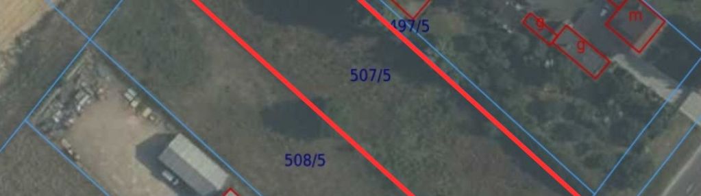 Działka budowlana 3355,6 m² - konopnica