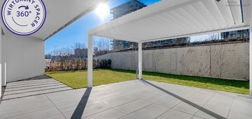 Apartament + najwiekszy ogród w inwestycji 132m2