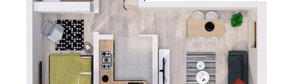 Słoneczne 2 pokojowe mieszkanie przy lubelskiej