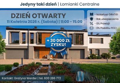 Dom_5 pokoi_ ogród_ duży garaż_łomianki centralne
