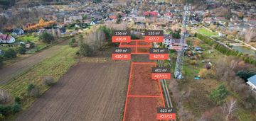 6 działek|łączna powierzchnia 2370 m2|