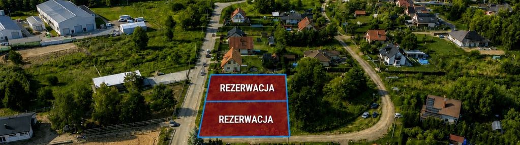 Dwie działki budowlane w miłomłynie 2×900 m²