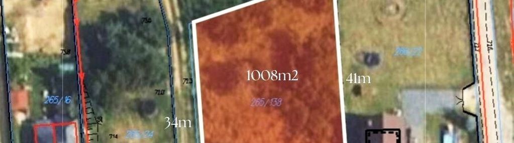 Działka budowlana 1000m2, nowe grochale