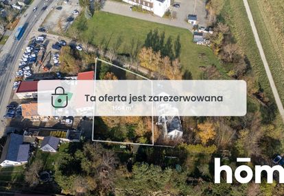 Działka usługowa 1564 m2, przy zjeździe z aow, wz