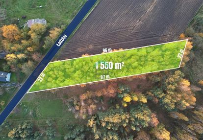 Działka w otoczeniu zieleni