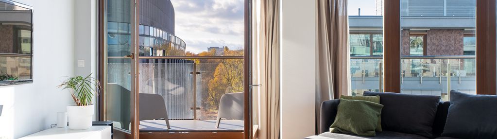 Nowoczesny apartament z tarasem , powiśle