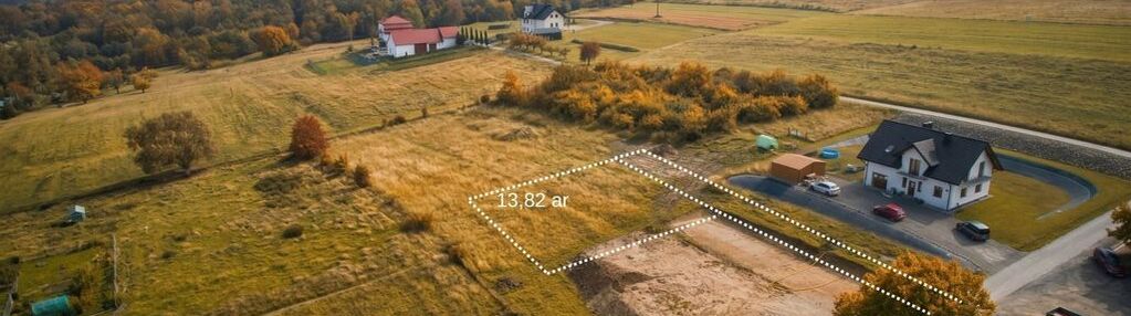 Twój własny dom pod nowym sączem | działka 13,82 ara – trzetrzewina