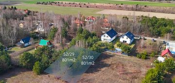 Dwie działki pod dom 1602 m² błędowo, ul. brzozowa