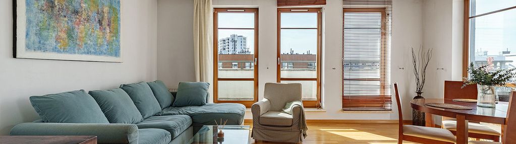 Premium apartment z 80 m² tarasem/ostatnie piętro/fort wola/garaż/park