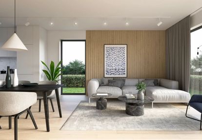 Dom w stylu skandywawskim/4 pokoje/komorniki