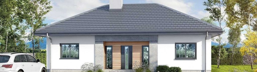 Dom w stanie surowym zamkniętym, krępsko