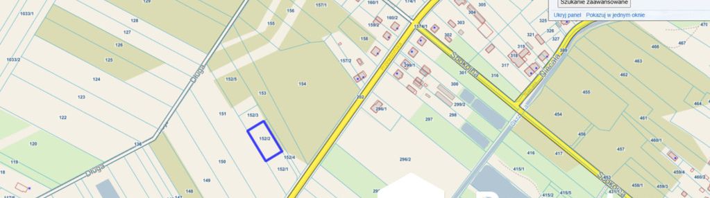 Działka 1661 m² z wz – dom jed. maciejowice