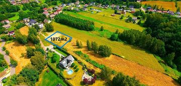 Działka budowlana 1072 m² | mszana | 5 minut a1