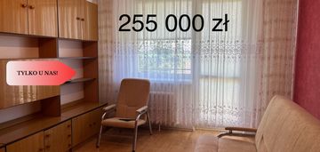 3 pokoje,parter,balkon,63m,do remontu,cena .