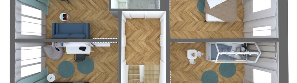 Bliźniak 5 pokoi blisko centrum garaż+3xparking