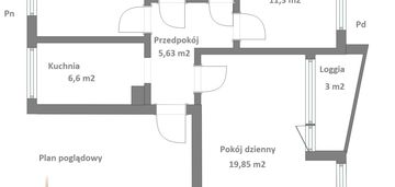 3 pokoje/ balkon/ metro bemowo