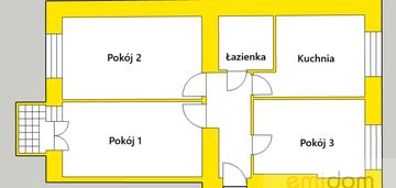 3 p. z balkonem - stary mokotów - kamienica