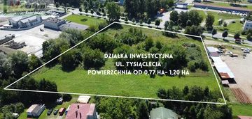 Działka inwestycyjna przy ulicy tysiąclecia!!