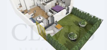 Bez prowizji ! 2 pokoje z ogródkiem od południa !