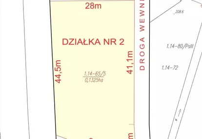 Działka na sprzedaż 1434m2