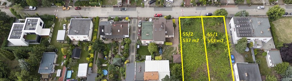 Działka budowlana, ul. unisława|537 m²|mpzp|media
