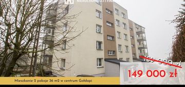 Mieszkanie 2 pokojowe w centrum gołdapi
