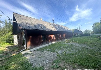 Drewniany dom na 13 ar działce- chorkówka.