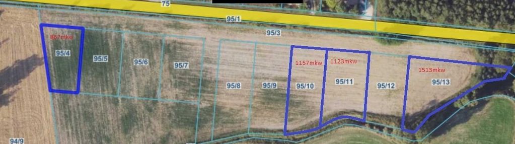 Działki budowlane na sprzedaż mieścisko,gorzewo