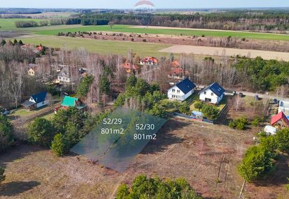 Dwie działki pod dom 1602 m² błędowo, ul. brzozowa