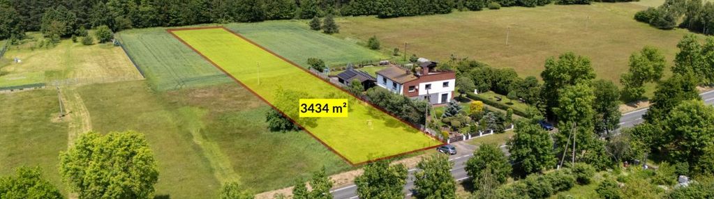 Działka budowlano usługowa lisów 3434m2