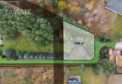Działka budowlana 1 388 m2 w pobliżu kampinosu