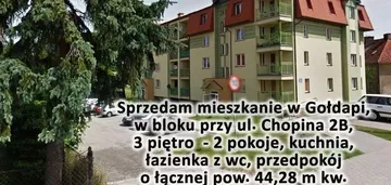 Sprzedam mieszkanie-uzdrowisko Gołdap, Mazury